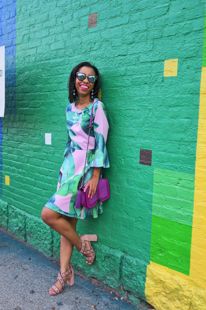 Keep Palm & Carry On: Bell Sleeve Dress for Summertime Style