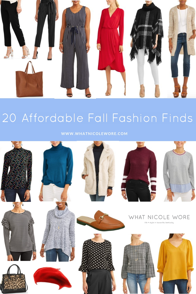 20 Affordable Fall Fashion Finds From Walmart Kentucky Style Blogger